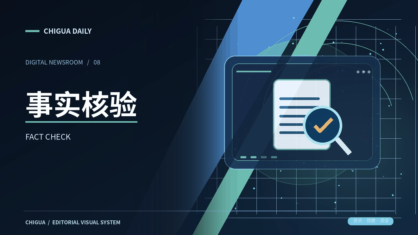 事实对照主题视觉